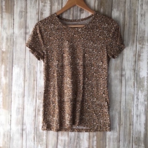 J. Crew Tops - J. Crew Leopard Print Studio Tee